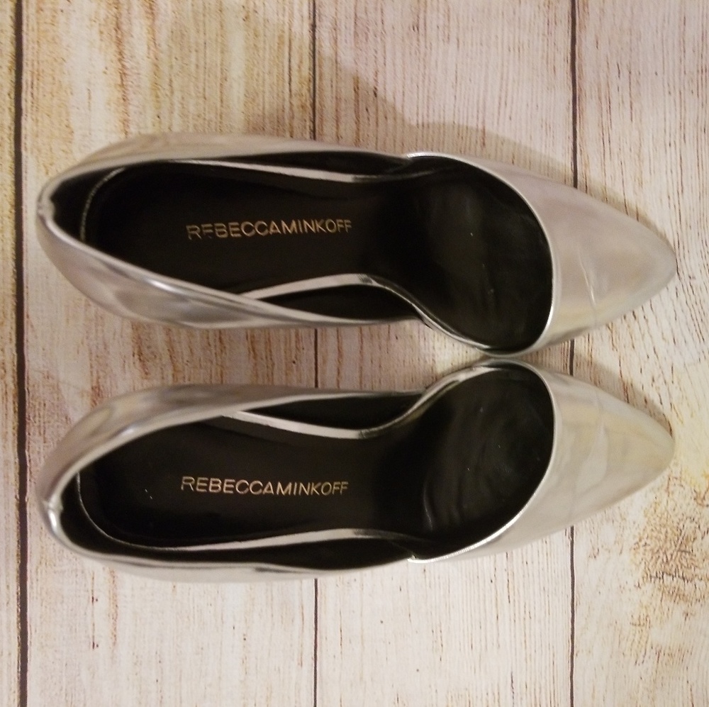 Silver Rebecca Minkoff Heels - Picture 5 of 8